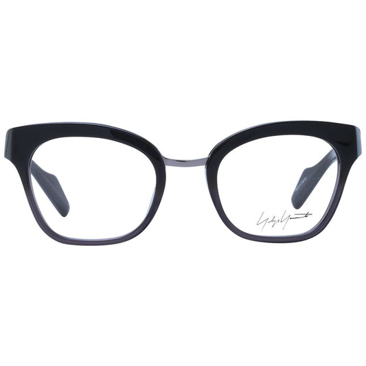 Yohji Yamamoto Black Unisex Glasses Frame $655.00 Yohji Yamamoto Luzworld