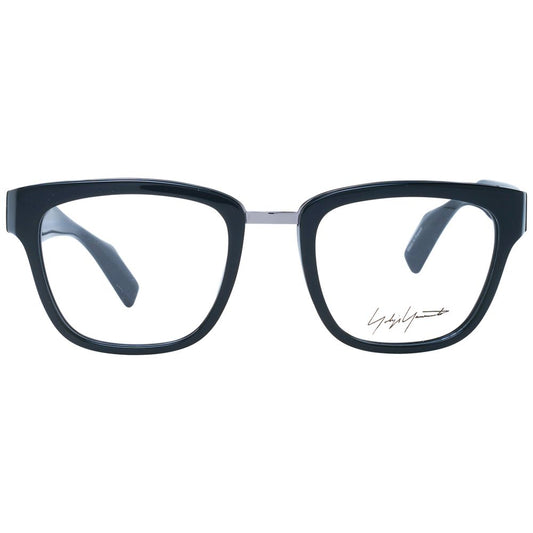 Yohji Yamamoto Black Unisex Glasses Frame $655.00 Yohji Yamamoto Luzworld