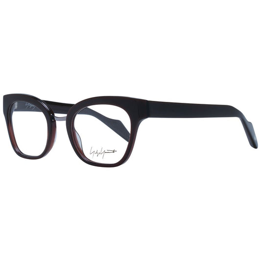 Yohji Yamamoto Brown Unisex Glasses Frame $655.00 Yohji Yamamoto Luzworld