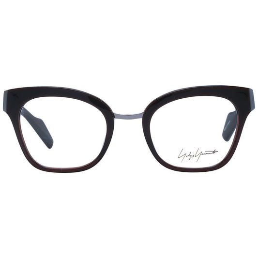 Yohji Yamamoto Brown Unisex Glasses Frame $655.00 Yohji Yamamoto Luzworld