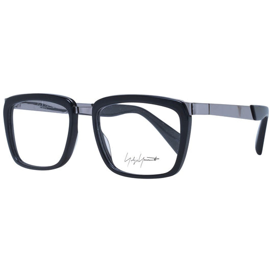 Yohji Yamamoto Black Unisex Glasses Frame $614.00 Yohji Yamamoto Luzworld