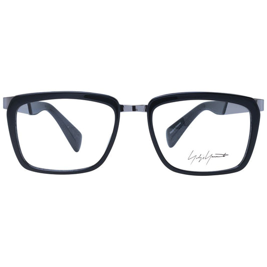 Yohji Yamamoto Black Unisex Glasses Frame $614.00 Yohji Yamamoto Luzworld