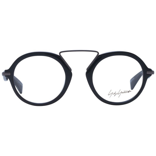 Yohji Yamamoto Gray Unisex Glasses Frame $614.00 Yohji Yamamoto Luzworld