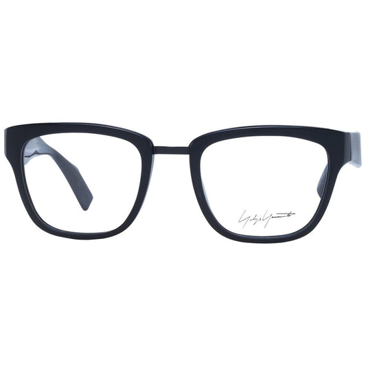 Yohji Yamamoto Black Unisex Glasses Frame $655.00 Yohji Yamamoto Luzworld