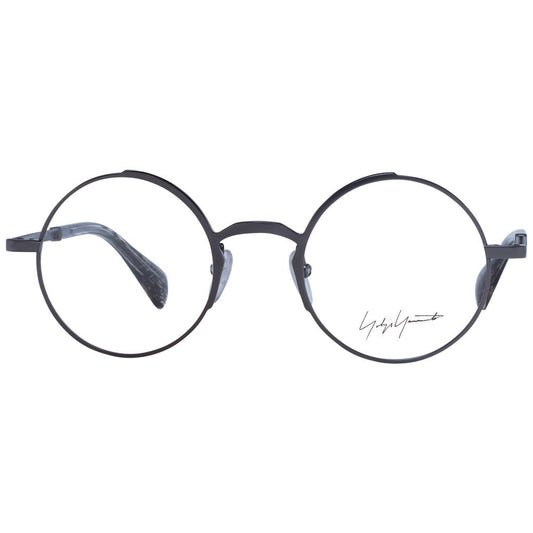 Yohji Yamamoto Gray Unisex Glasses Frame $701.00 Yohji Yamamoto Luzworld
