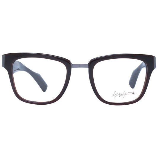 Yohji Yamamoto Brown Unisex Glasses Frame $655.00 Yohji Yamamoto Luzworld