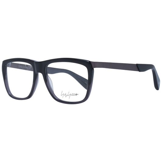 Yohji Yamamoto Black Unisex Glasses Frame $614.00 Yohji Yamamoto Luzworld