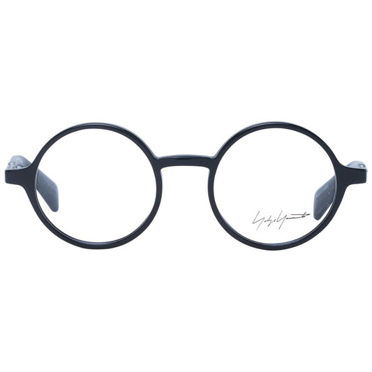 Yohji Yamamoto Black Unisex Glasses Frame $730.00 Yohji Yamamoto Luzworld