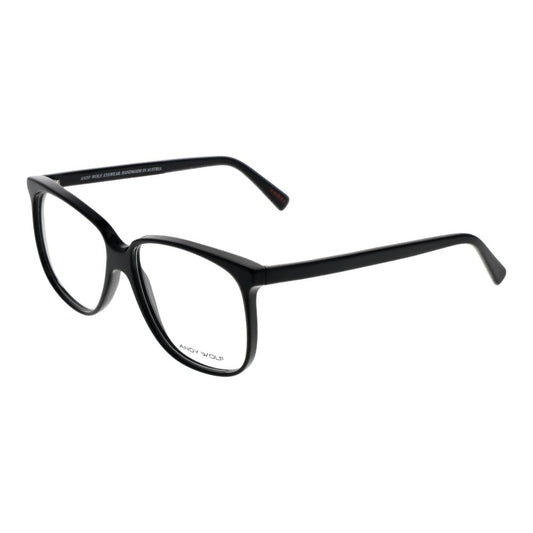 Andy Wolf Black Unisex Glasses Frame $616.00 Andy Wolf Luzworld
