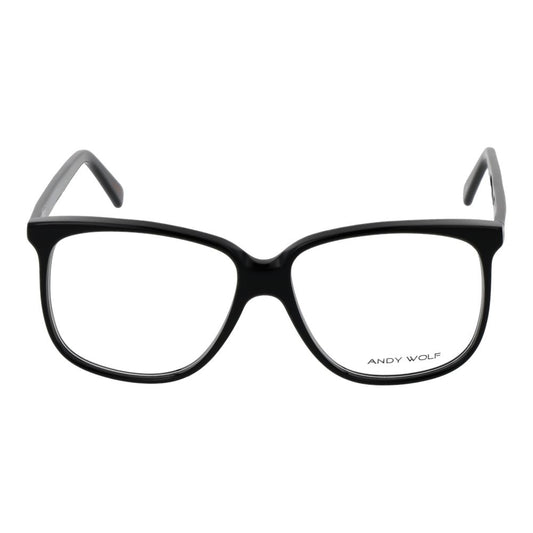 Andy Wolf Black Unisex Glasses Frame $616.00 Andy Wolf Luzworld