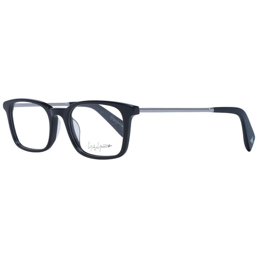 Yohji Yamamoto Black Unisex Glasses Frame $730.00 Yohji Yamamoto Luzworld