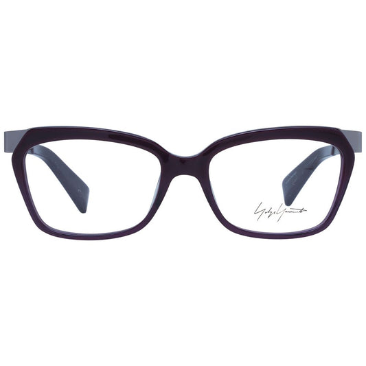Yohji Yamamoto Purple Unisex Glasses Frame $614.00 Yohji Yamamoto Luzworld