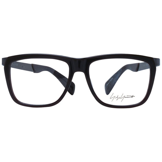 Yohji Yamamoto Brown Unisex Glasses Frame $614.00 Yohji Yamamoto Luzworld