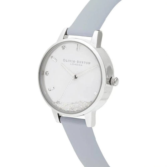 Olivia Burton Blue Artificial Leather Watch $244.00 Olivia Burton Luzworld