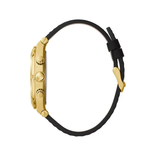 Guess Black Leather Watch $295.00 Guess Luzworld