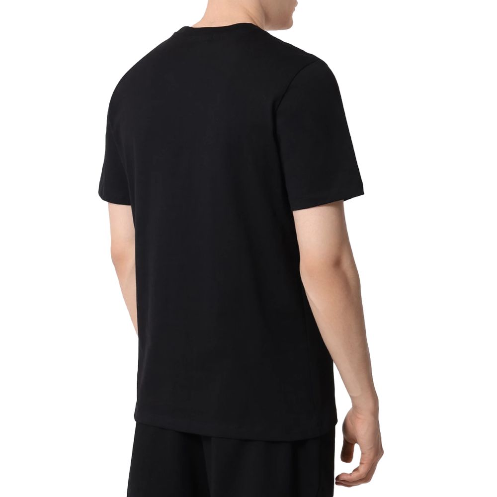 Hinnominate Black Cotton T-Shirt $142.00 Hinnominate Luzworld
