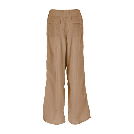 Hinnominate Brown Nylon Women Trouser $274.00 Hinnominate Luzworld