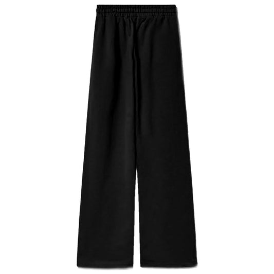 Hinnominate Black Cotton Women Palazzo Pants $204.00 Hinnominate Luzworld