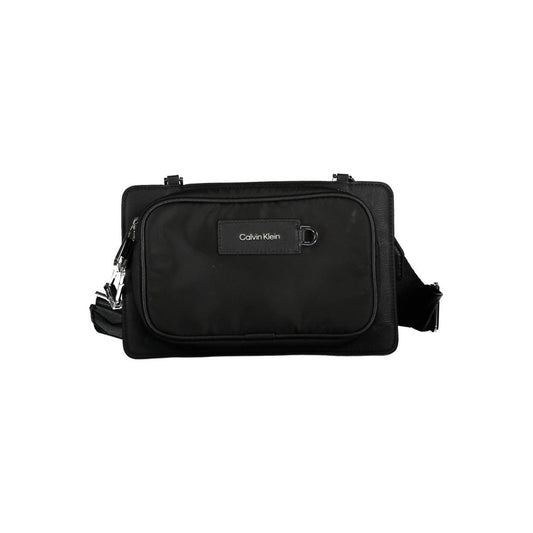 Calvin Klein Black Polyester Shoulder Bag $215.00 Calvin Klein Luzworld