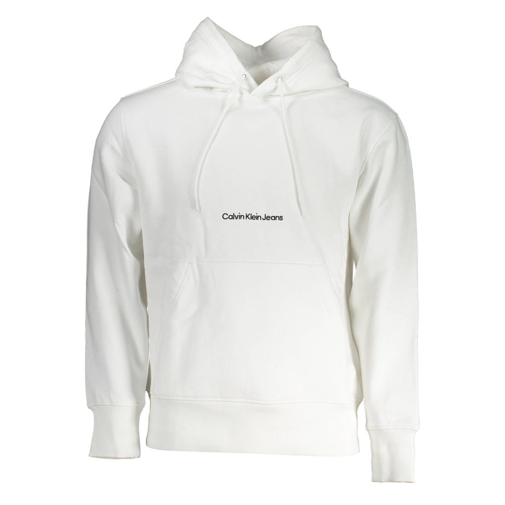 Calvin Klein White Cotton Men Sweater $234.00 Calvin Klein Luzworld