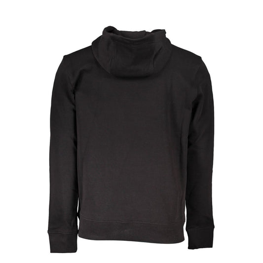 Tommy Hilfiger Black Cotton Men Sweater $218.00 Tommy Hilfiger Luzworld