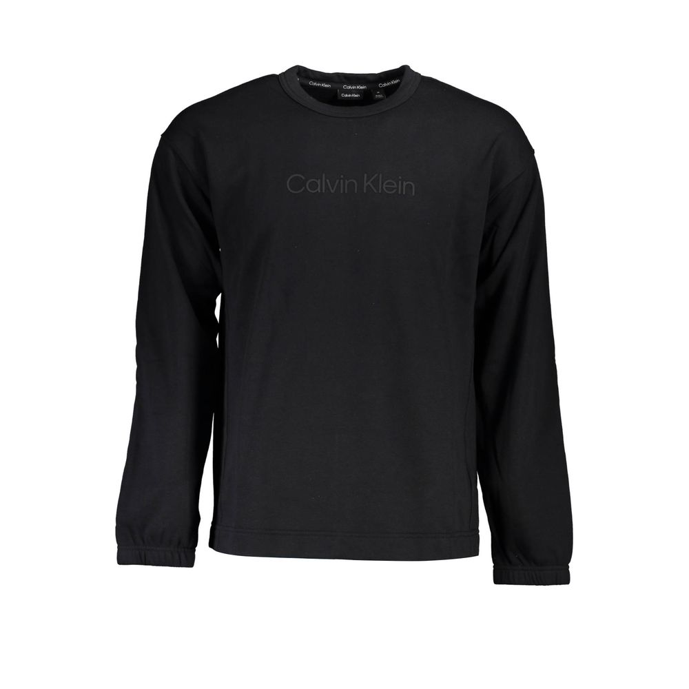 Calvin Klein Black Cotton Men Sweater $202.00 Calvin Klein Luzworld