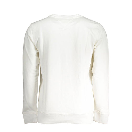 Tommy Hilfiger White Cotton Men Sweater $202.00 Tommy Hilfiger Luzworld