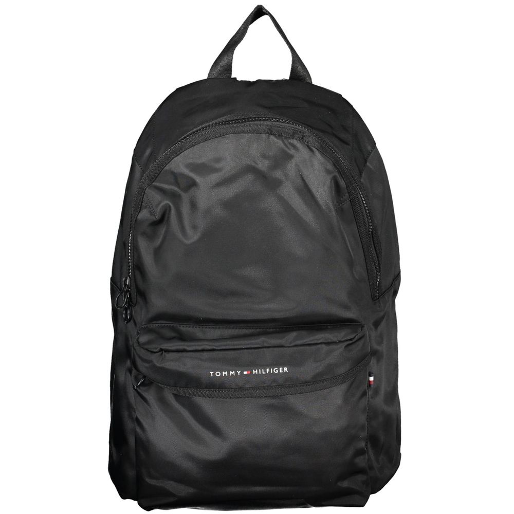 Tommy Hilfiger Black Polyester Backpack $254.00 Tommy Hilfiger Luzworld