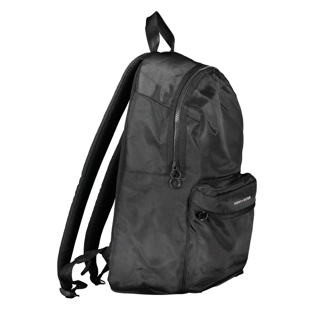 Tommy Hilfiger Black Polyester Backpack $254.00 Tommy Hilfiger Luzworld