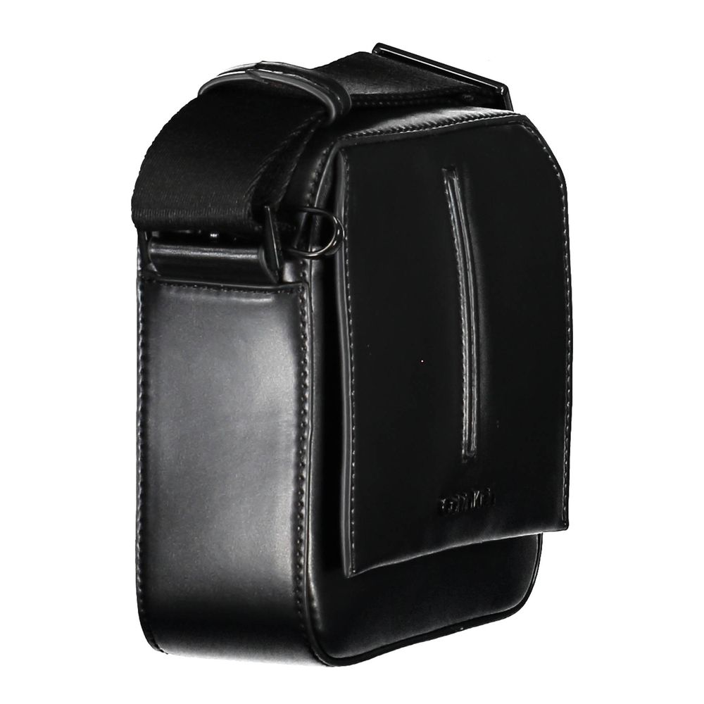Calvin Klein Black Polyester Shoulder Bag $232.00 Calvin Klein Luzworld