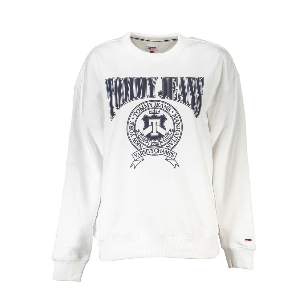 Tommy Hilfiger White Cotton Sweatshirt $218.00 Tommy Hilfiger Luzworld