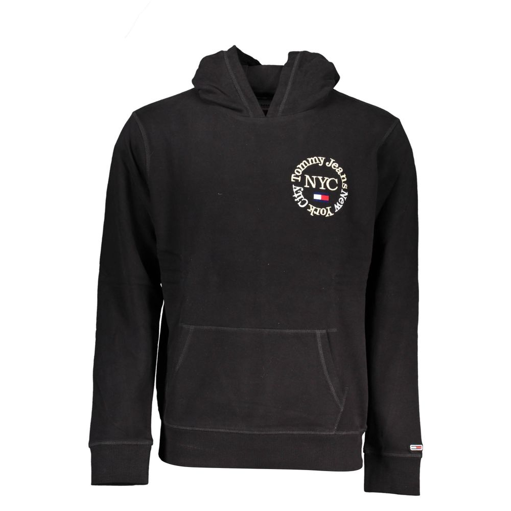 Tommy Hilfiger Black Cotton Men Sweater $250.00 Tommy Hilfiger Luzworld