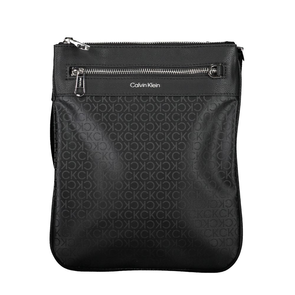 Calvin Klein Black Polyester Shoulder Bag $217.00 Calvin Klein Luzworld