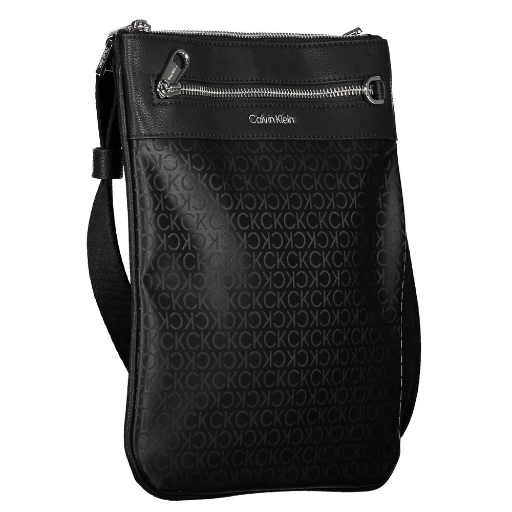 Calvin Klein Black Polyester Shoulder Bag $217.00 Calvin Klein Luzworld