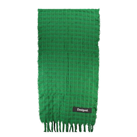 Desigual Green Polyester Scarf $139.00 Desigual Luzworld