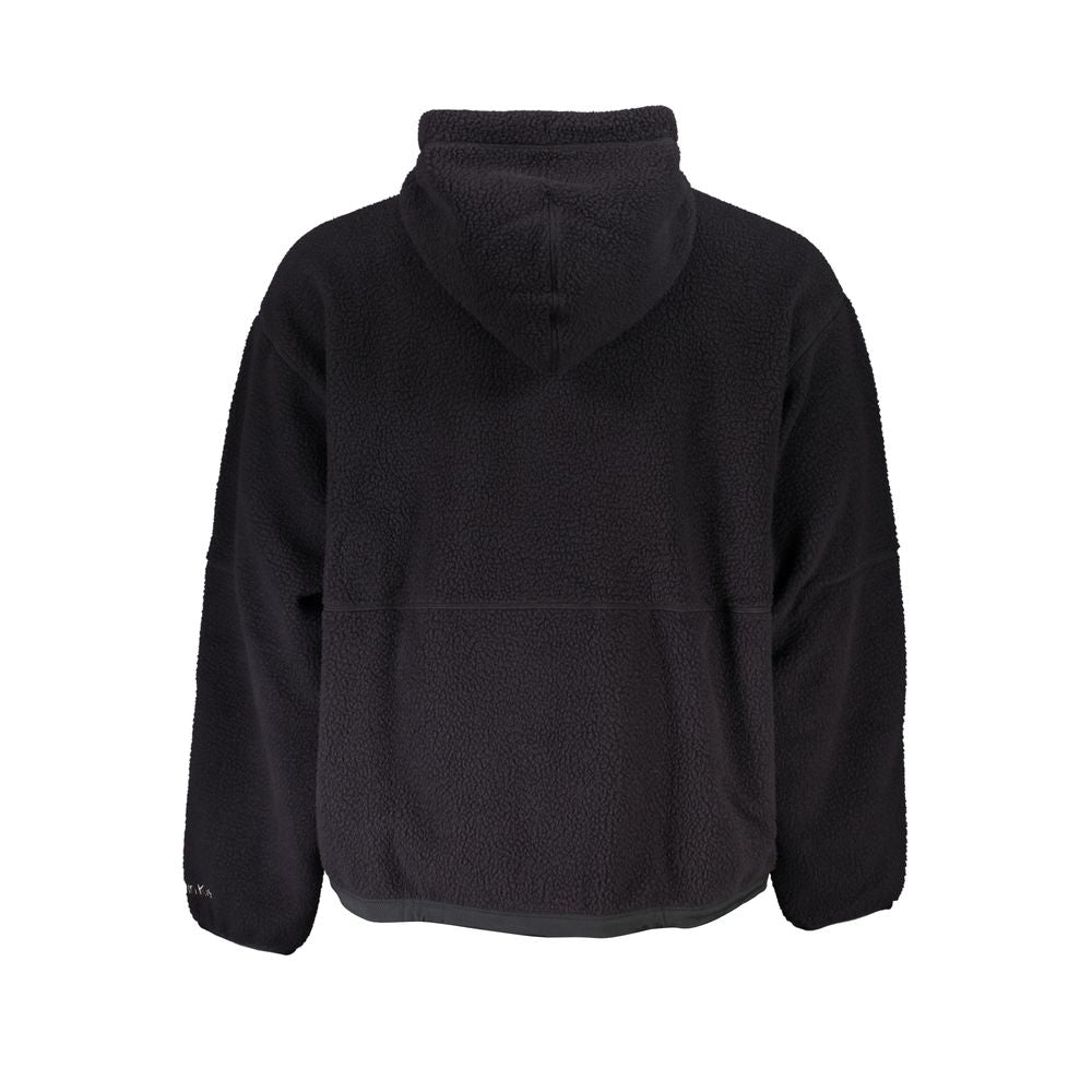 Calvin Klein Black Polyester Men Sweater with Hood $265.00 Calvin Klein Luzworld