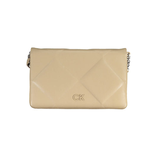Calvin Klein Beige Polyester Handbag $530.00 Calvin Klein Luzworld