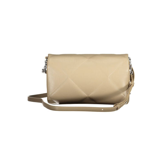 Calvin Klein Beige Polyester Handbag $530.00 Calvin Klein Luzworld