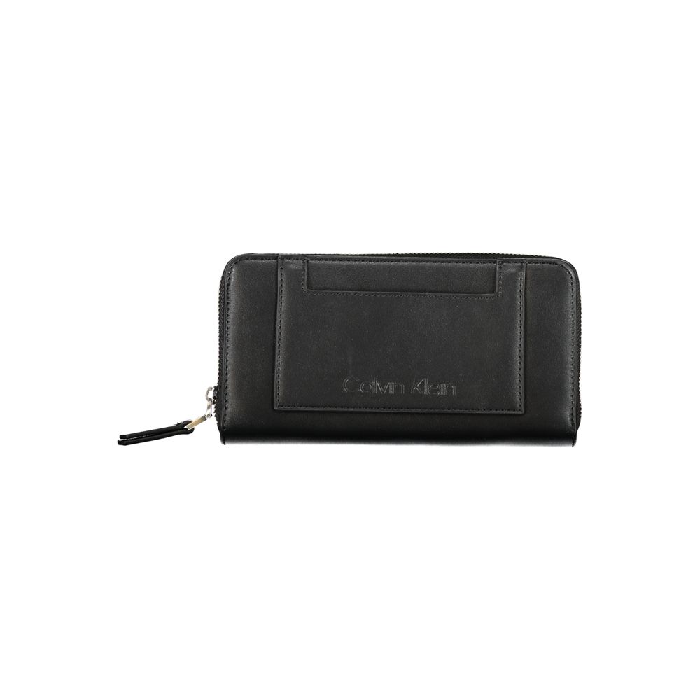 Calvin Klein Black Polyester Wallet $200.00 Calvin Klein Luzworld