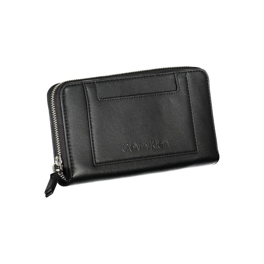 Calvin Klein Black Polyester Wallet $200.00 Calvin Klein Luzworld