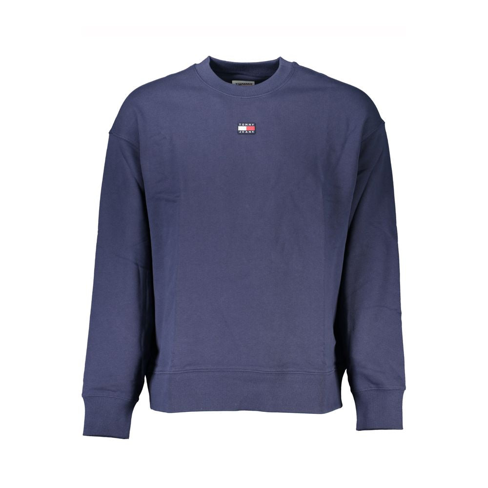 Tommy Hilfiger Blue Cotton Men Sweater $234.00 Tommy Hilfiger Luzworld