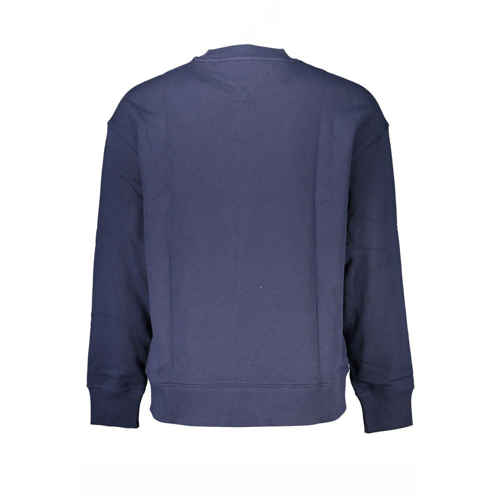 Tommy Hilfiger Blue Cotton Men Sweater $234.00 Tommy Hilfiger Luzworld