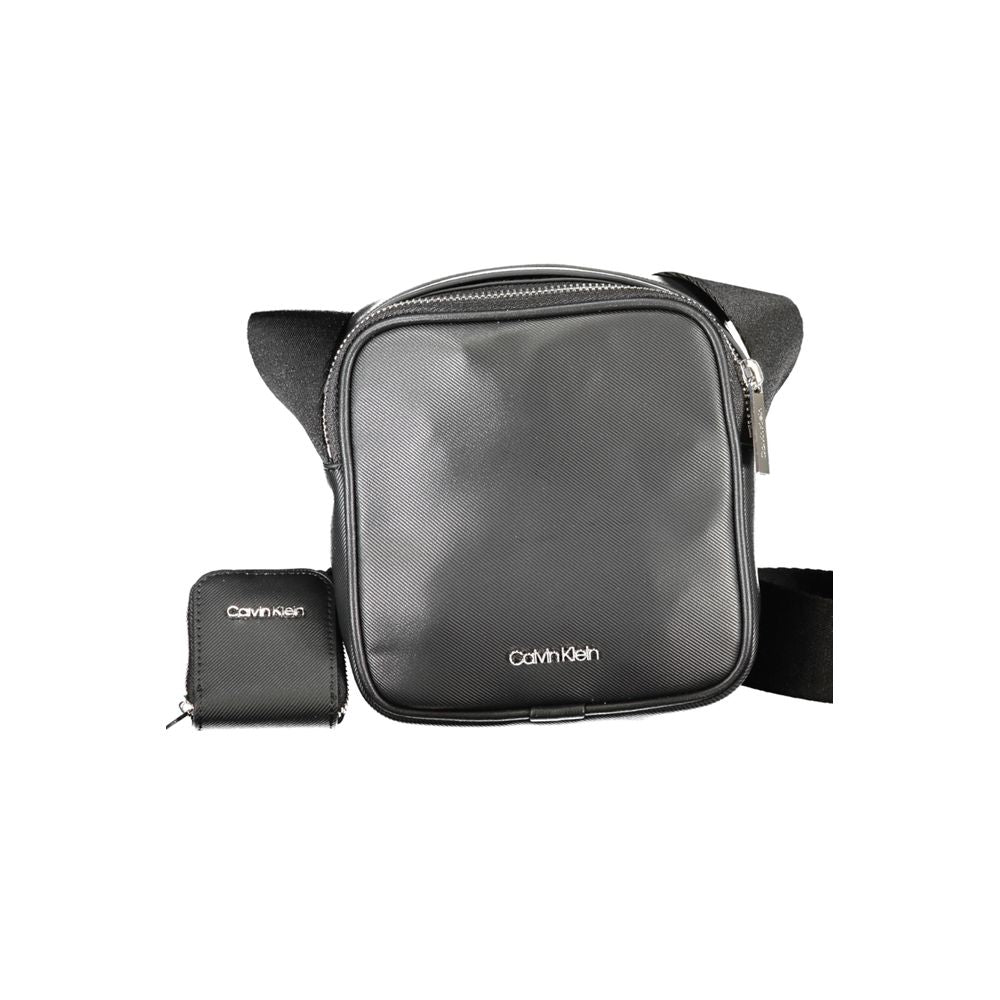 Calvin Klein Black Polyester Shoulder Bag $217.00 Calvin Klein Luzworld