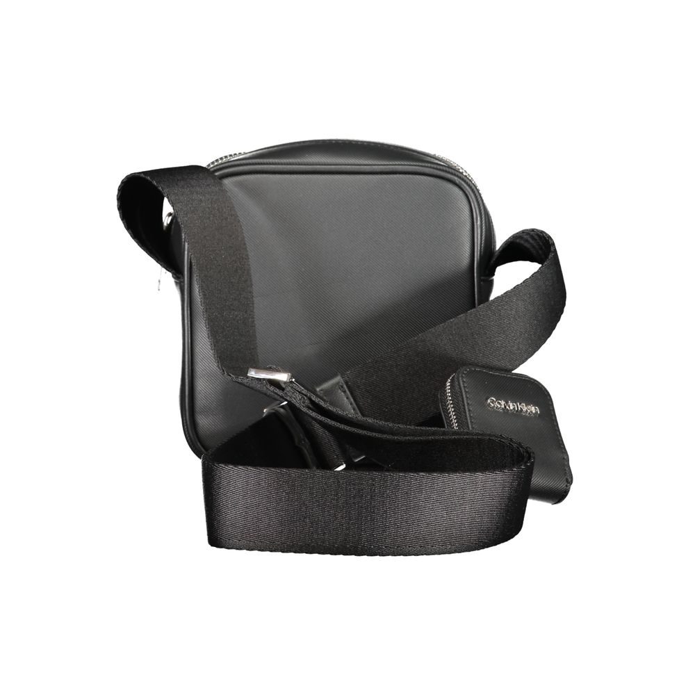 Calvin Klein Black Polyester Shoulder Bag $217.00 Calvin Klein Luzworld