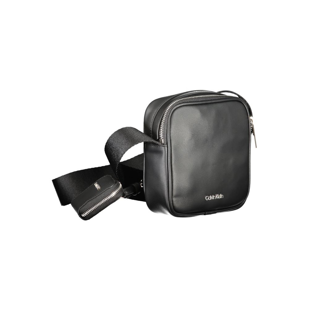 Calvin Klein Black Polyester Shoulder Bag $217.00 Calvin Klein Luzworld
