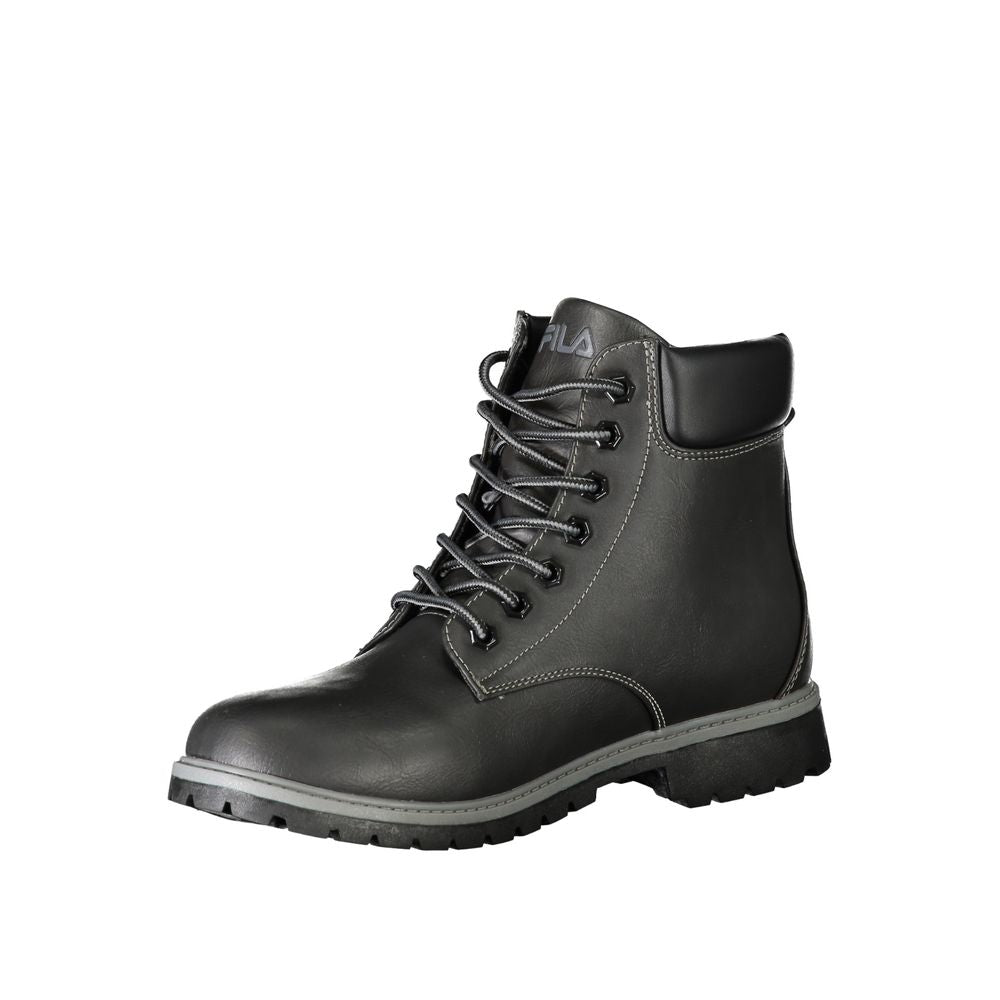 Fila Black Polyester Men Boot $223.00 Fila Luzworld