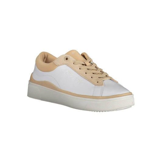 Tommy Hilfiger White Polyester Sneaker $254.00 Tommy Hilfiger Luzworld