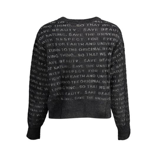 Desigual Black Polyester Sweater $206.00 Desigual Luzworld