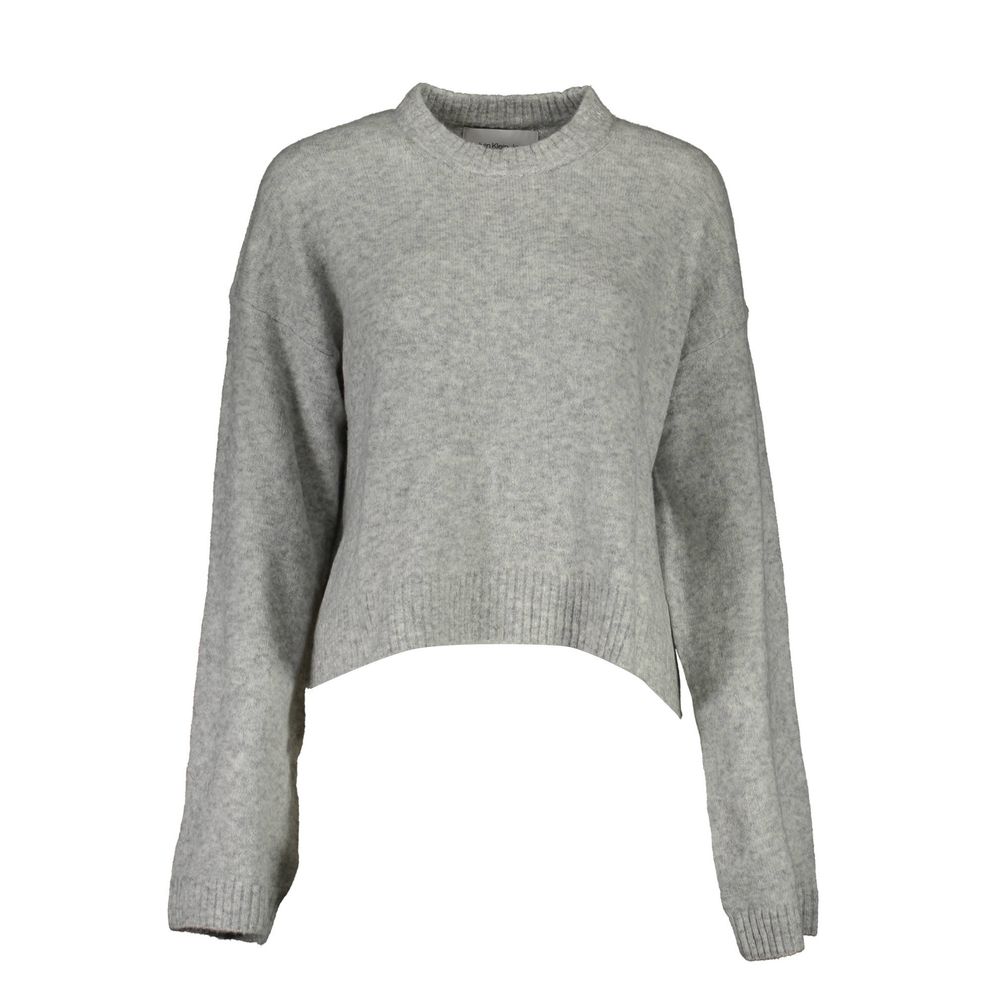 Calvin Klein Gray Wool Sweater $261.00 Calvin Klein Luzworld