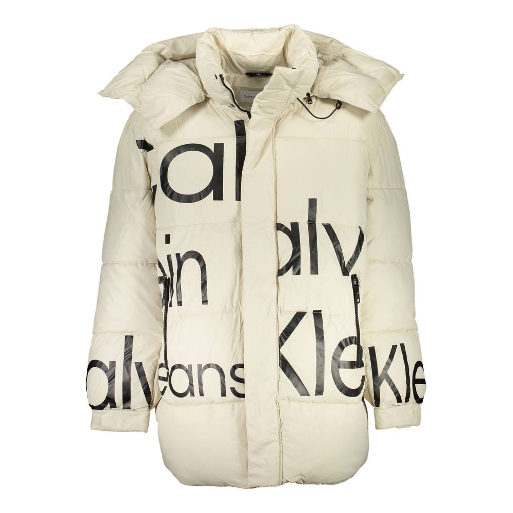 Calvin Klein Beige Polyester Men Jacket $866.00 Calvin Klein Luzworld